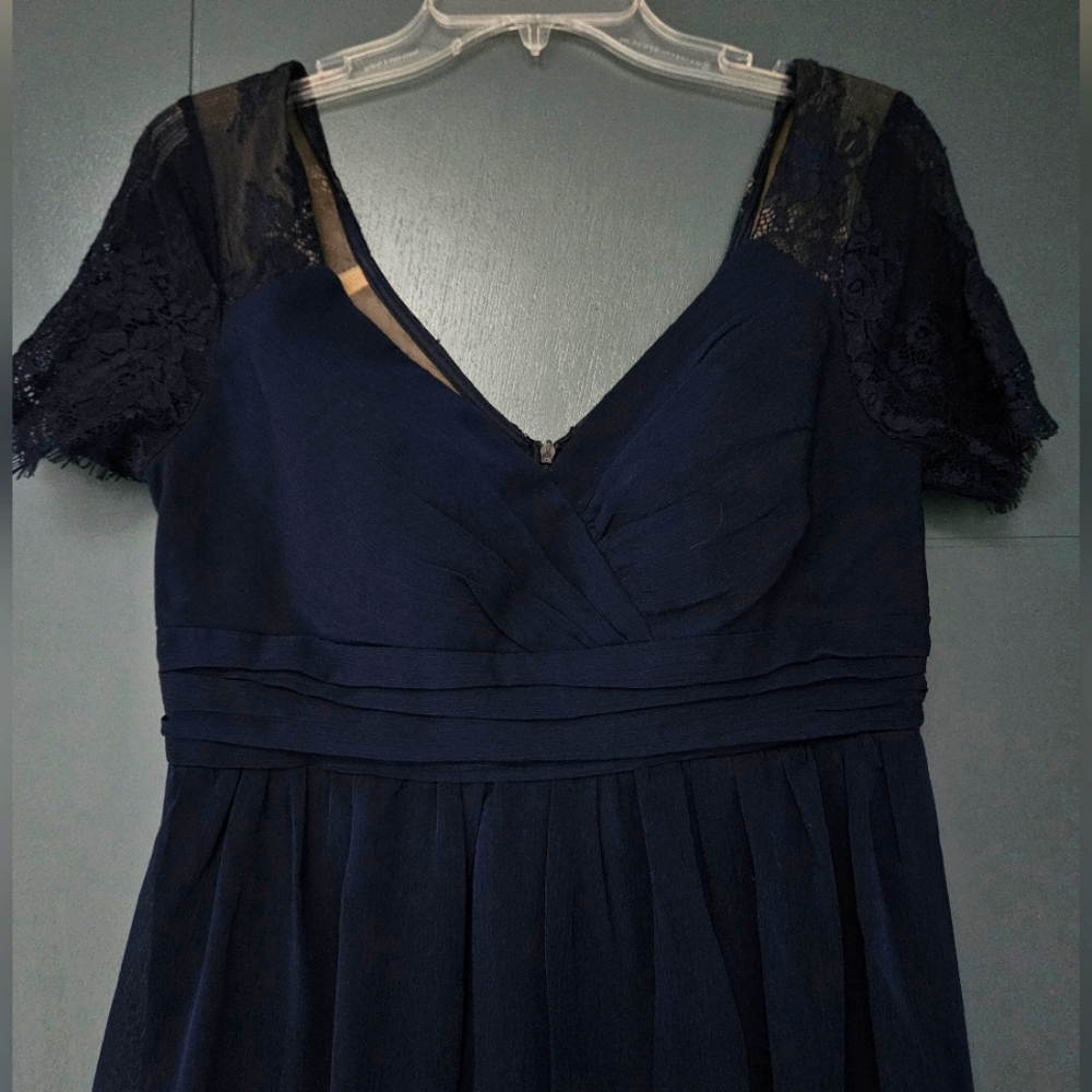 SHEIN Navy Blue Bridesmaid Dress